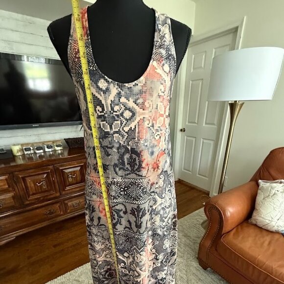 Viereck Multicolor Razor Back Sleeveless Printed Maxi Dress Womens Size Medium - Picture 5 of 6